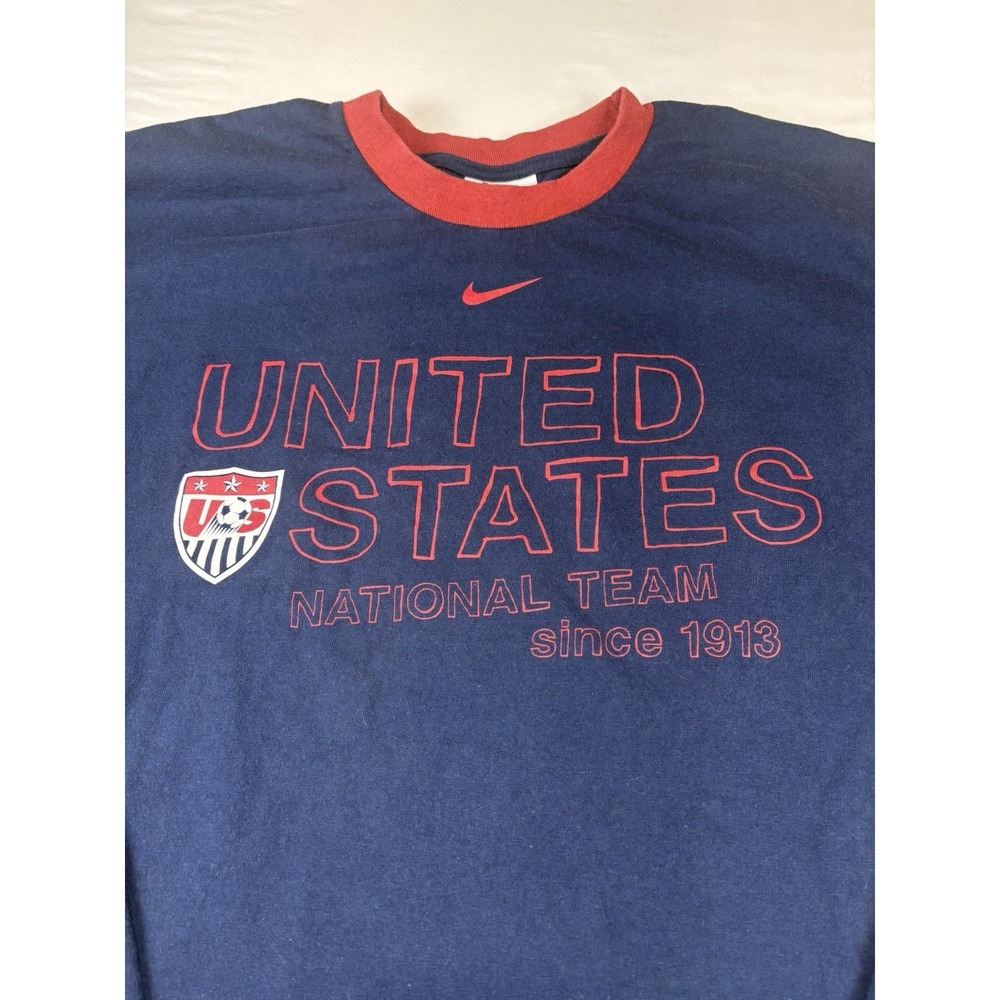 Nike United States National Soccer Team Men's T-Shirt Long Sleeve Size L